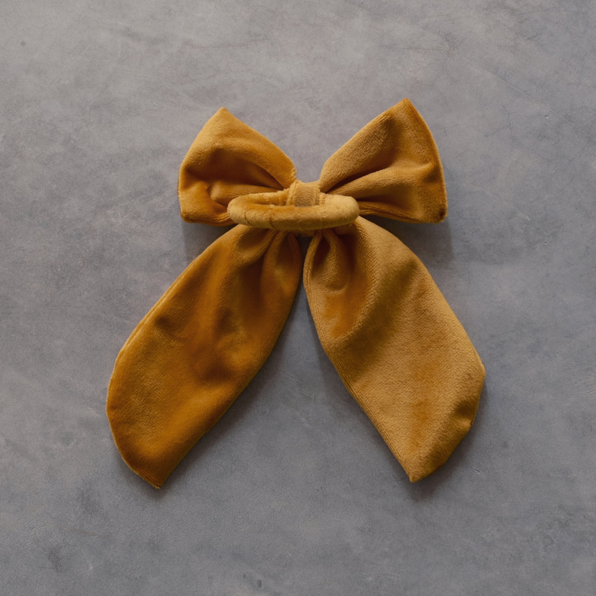 Set de 6 Moños Amarillo Mostaza