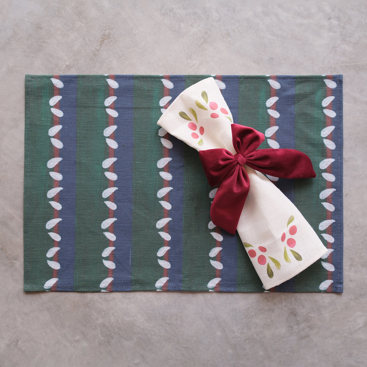 Set de 6 Manteles Scottish Granny