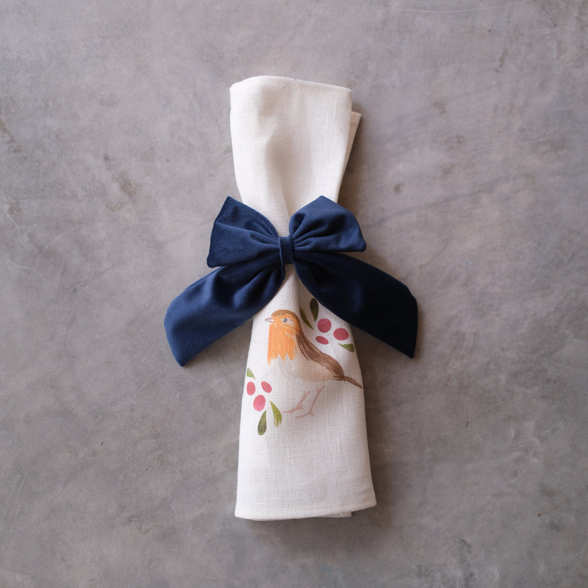 Set de 6 Servilletas Winter Songbirds