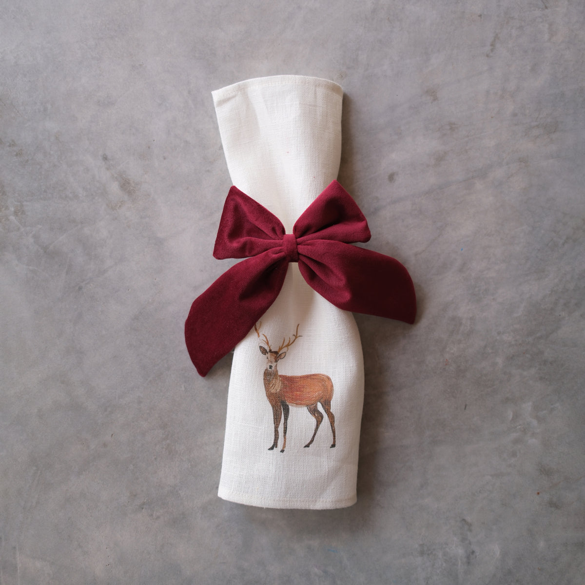 Set de 6 Servilletas Holiday Antlers
