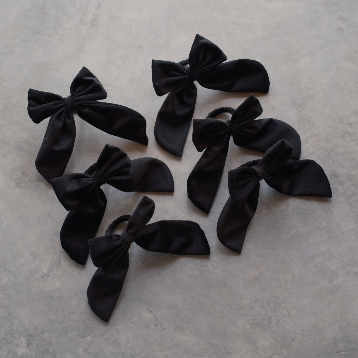Set de 6 Moños Negro
