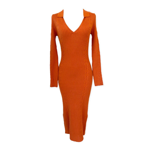 Haze Orange Dress